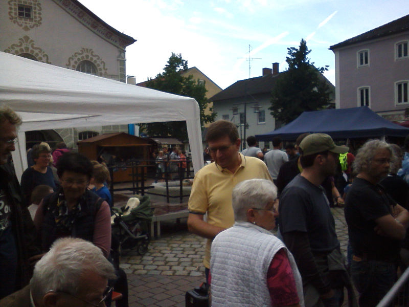 Bild von der internationalen Schmiedebienale im Kolbermoor 2016